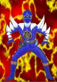 power rangers dino bleu